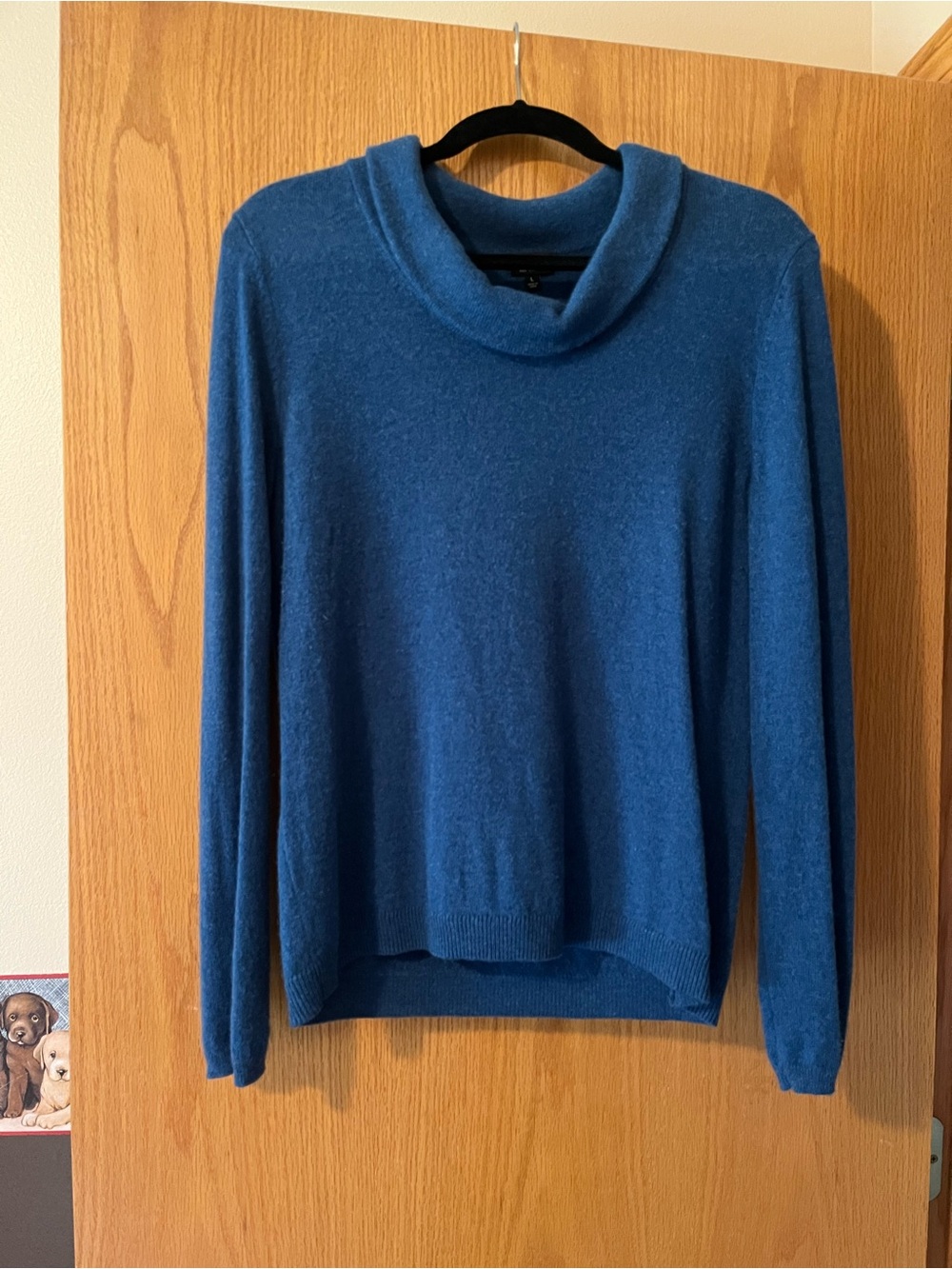 Talbots Deep Blue Cowlneck Sweater